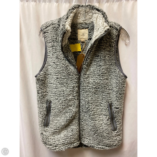 Vest Faux Fur & Sherpa By Thread And Supply In Grey, Size: Xs