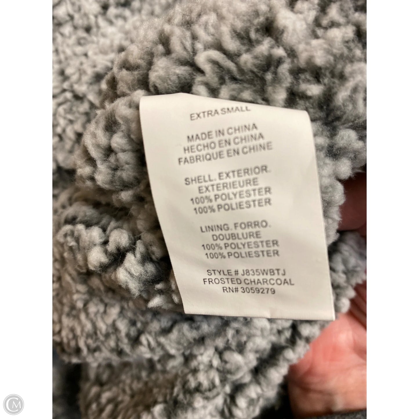 Vest Faux Fur & Sherpa By Thread And Supply In Grey, Size: Xs