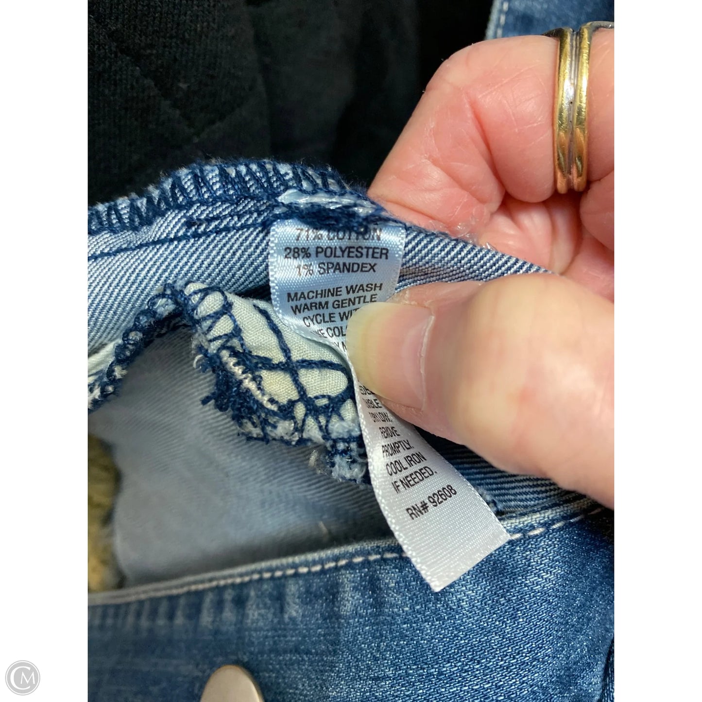 Jacket Denim By Jw In Blue Denim, Size: S