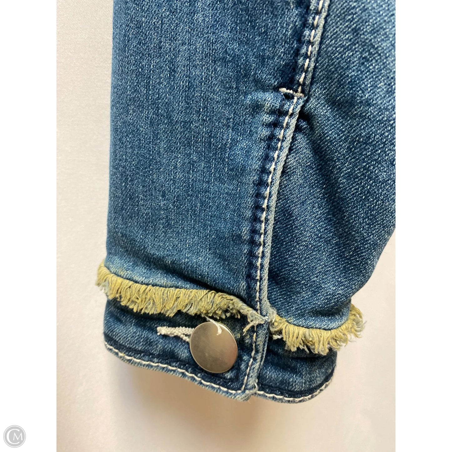 Jacket Denim By Jw In Blue Denim, Size: S