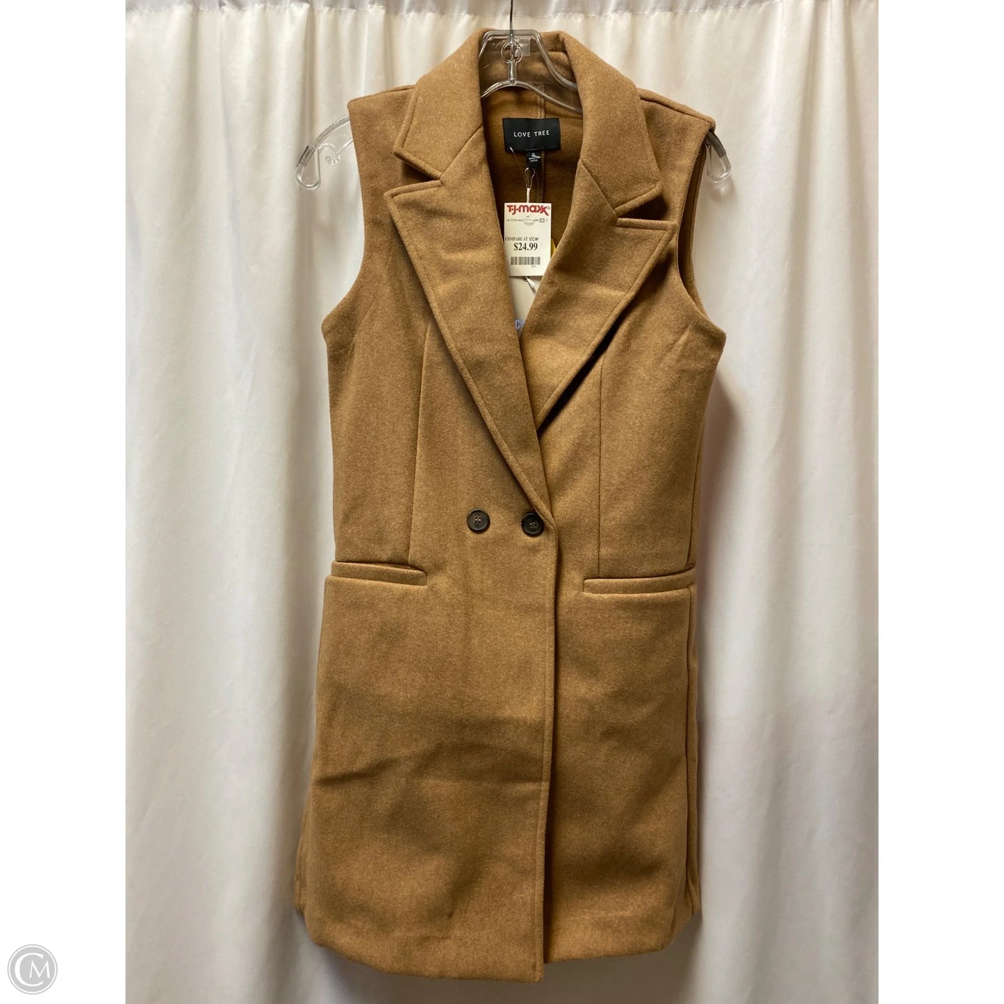 Cardigan By Love Tree In Brown, Size: S