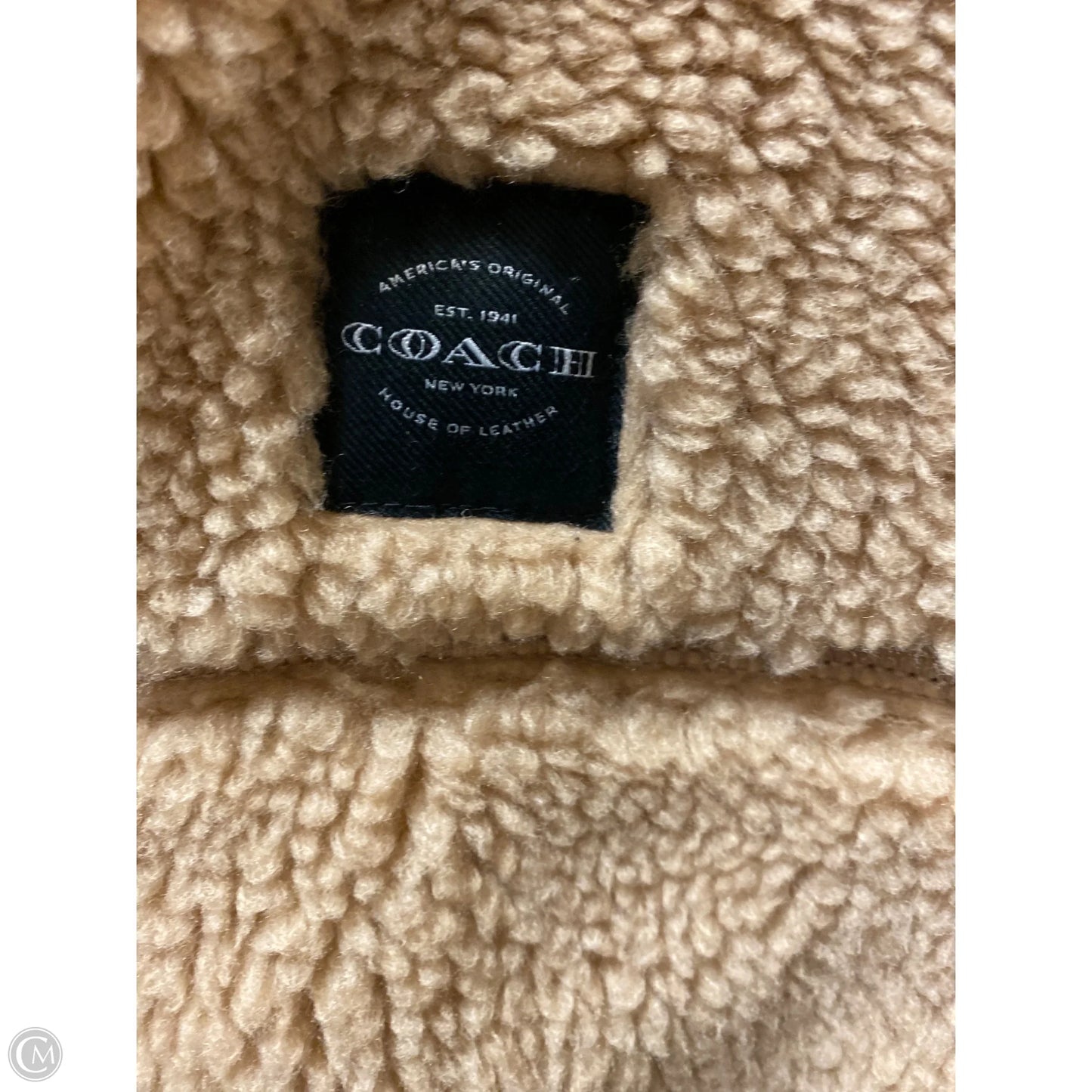 Vest Designer By Coach In Brown, Size: M