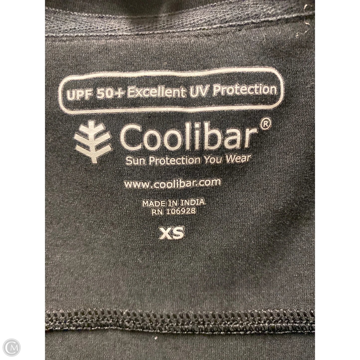 Athletic Jacket By Coolibar In Black, Size: Xs