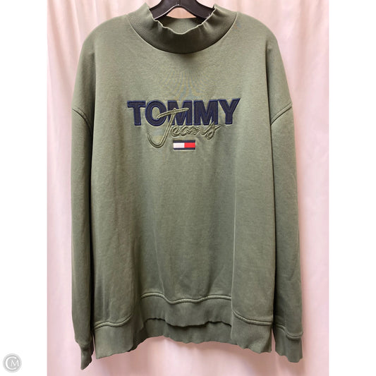 Sweatshirt Crewneck By Clothes Mentor In Green, Size: Xl