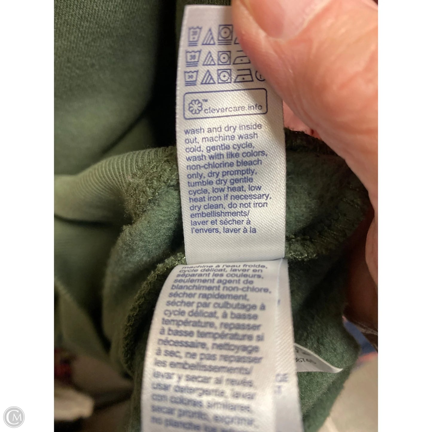 Sweatshirt Crewneck By Clothes Mentor In Green, Size: Xl