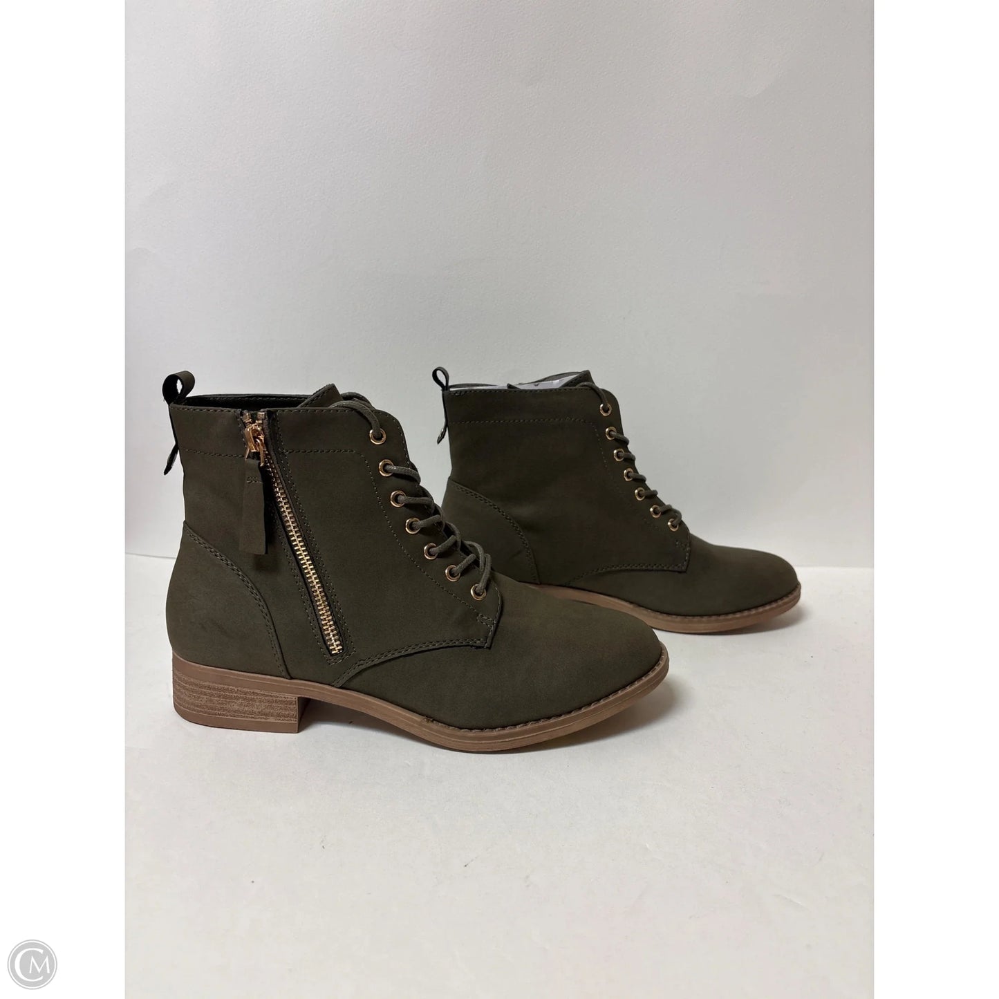 Boots Hiking By Xappeal In Green, Size: 9