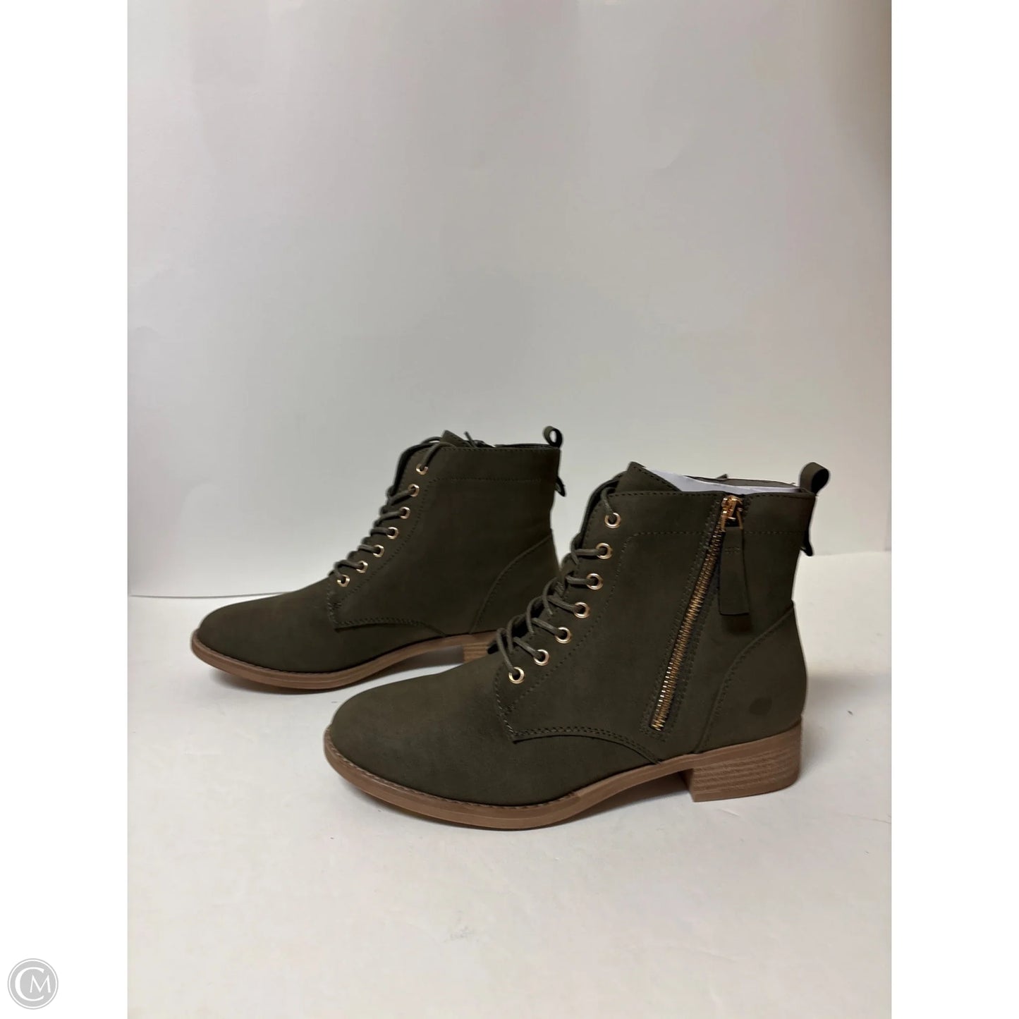Boots Hiking By Xappeal In Green, Size: 9
