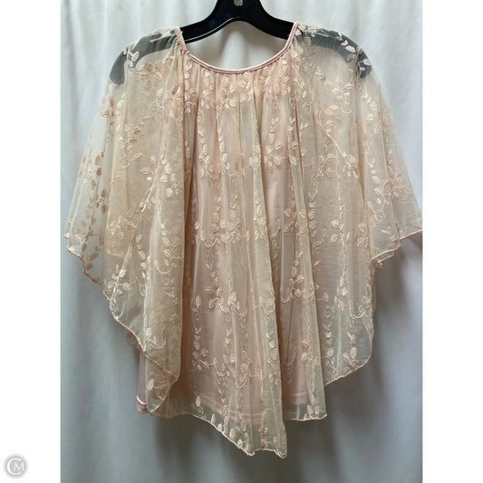 Top Short Sleeve By Cato In Pink, Size: M