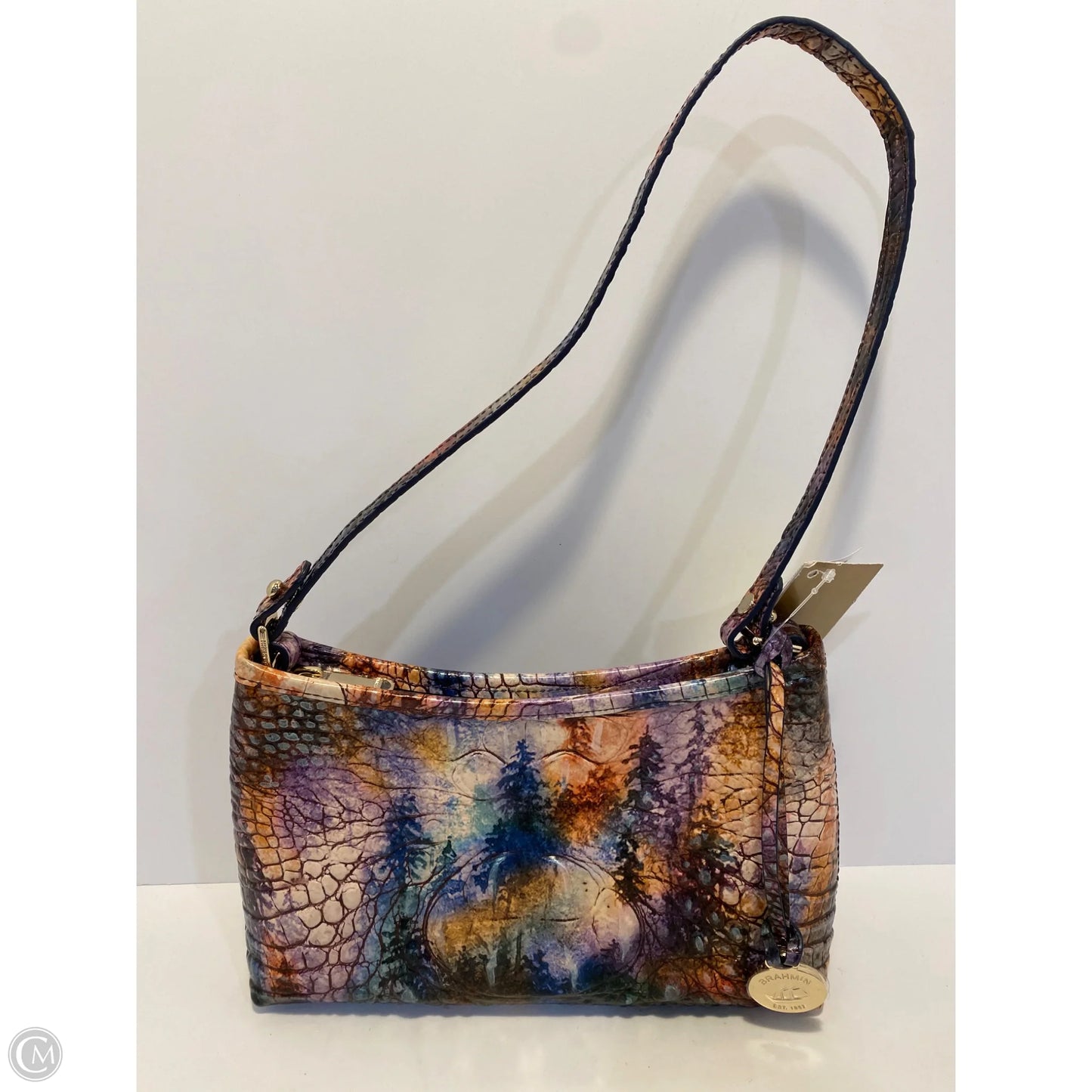 Handbag Designer By Brahmin, Size: Small