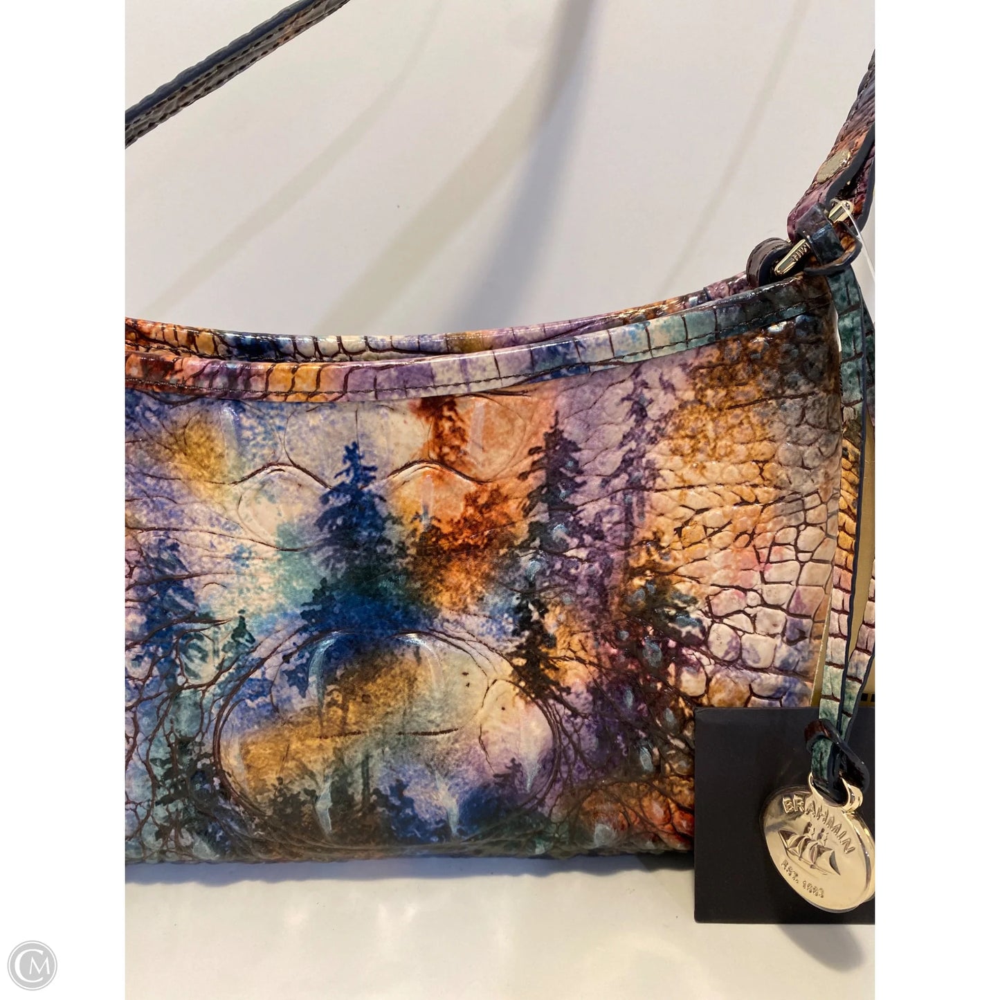 Handbag Designer By Brahmin, Size: Small