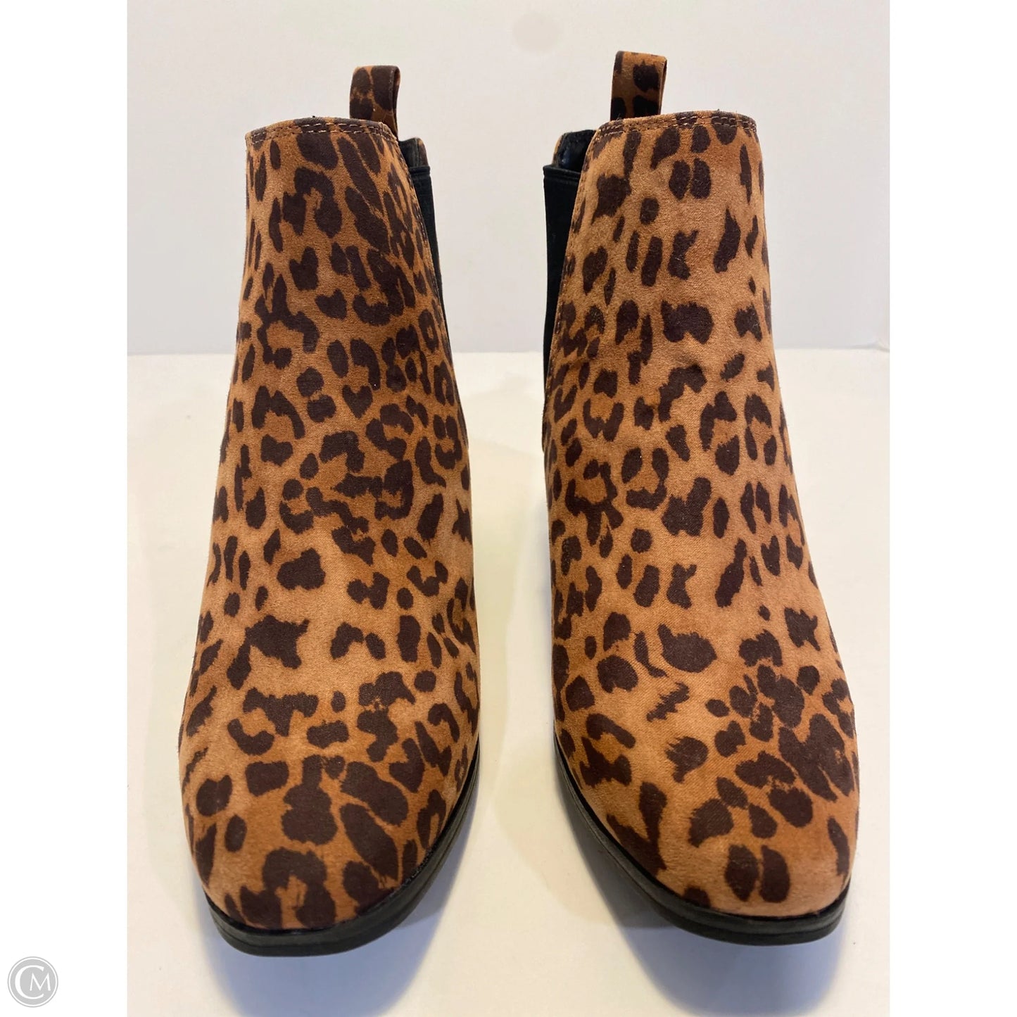 Boots Ankle Heels By A New Day In Animal Print, Size: 7