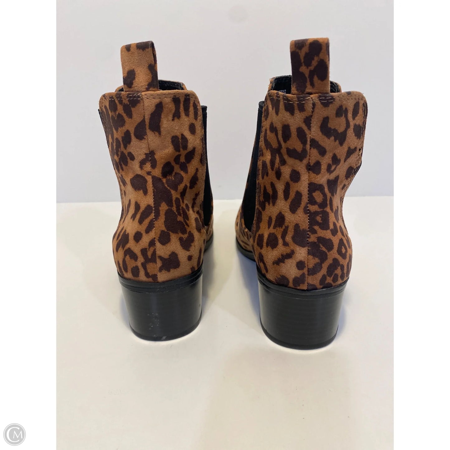 Boots Ankle Heels By A New Day In Animal Print, Size: 7