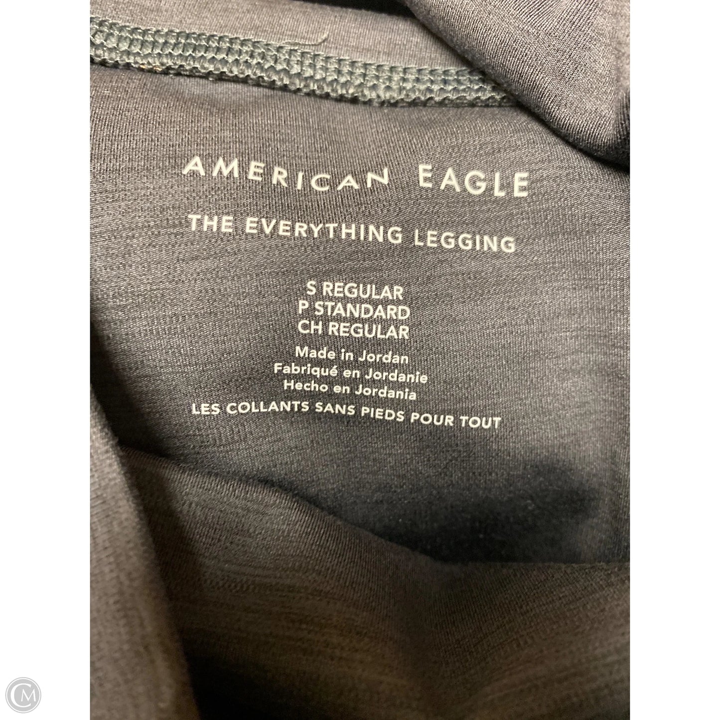 Athletic Leggings By American Eagle in Grey Size: S