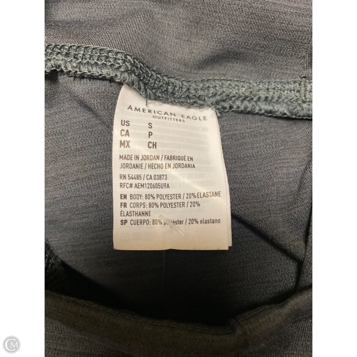 Athletic Leggings By American Eagle in Grey Size: S
