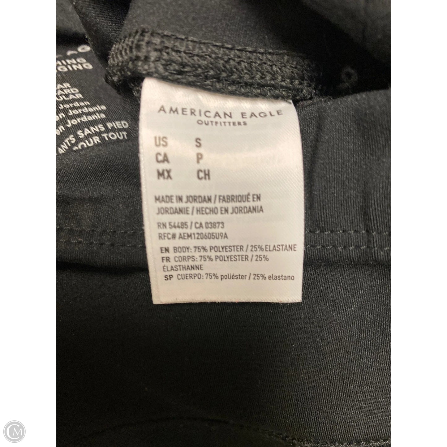 Athletic Leggings By American Eagle In Black, Size: S