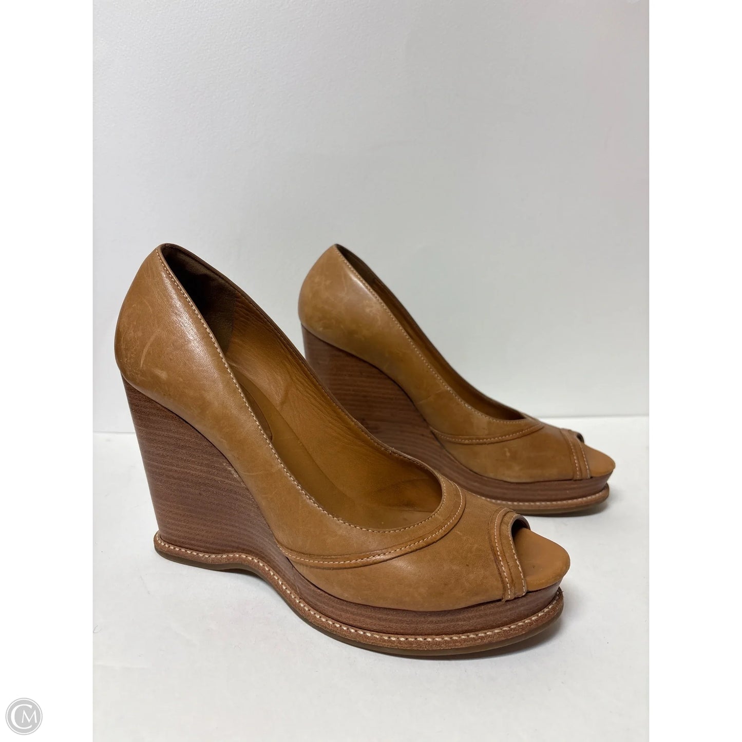 Shoes Heels Wedge By Michael By Michael Kors In Brown, Size: 8