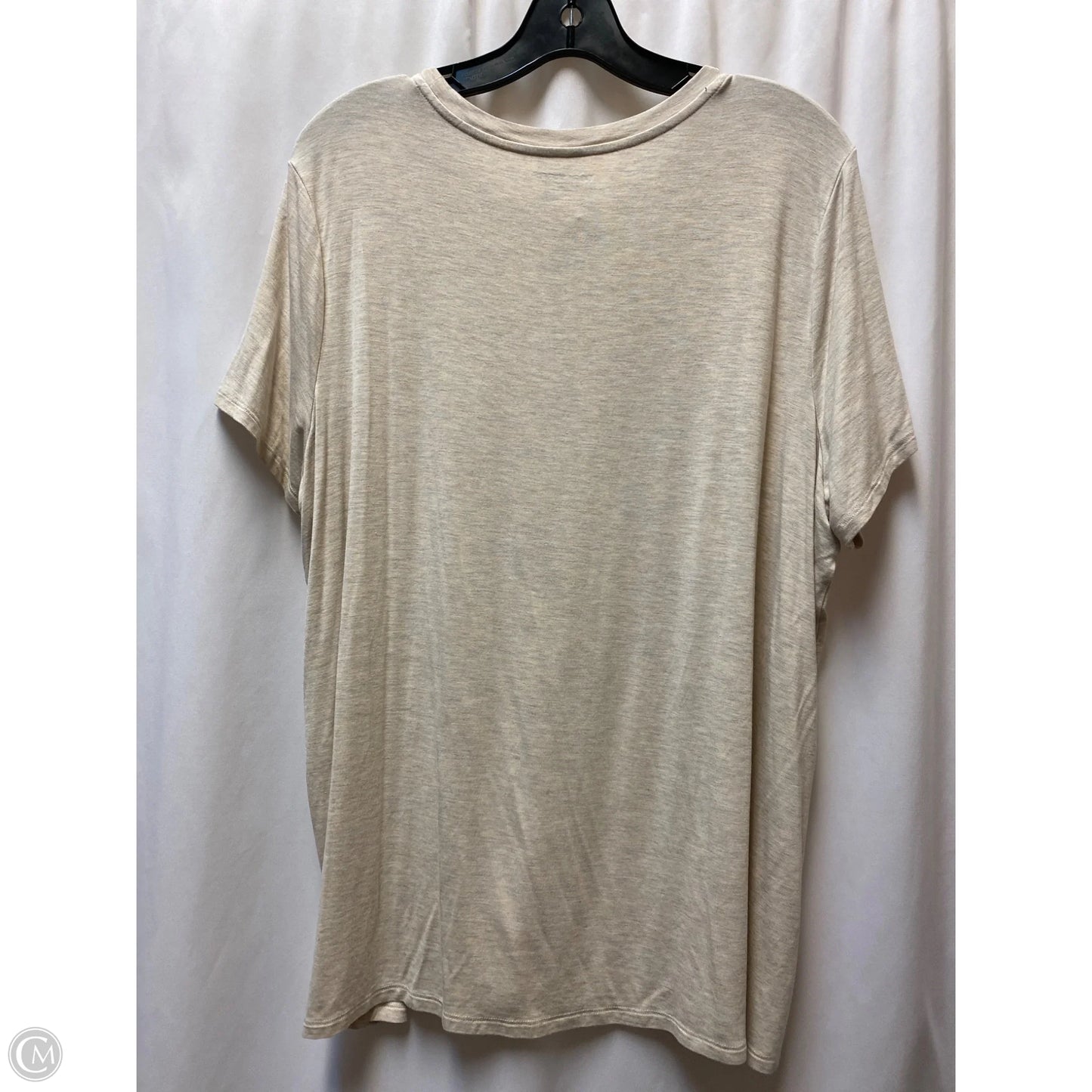 Top Short Sleeve By Maurice’s In Tan, Size: 1x