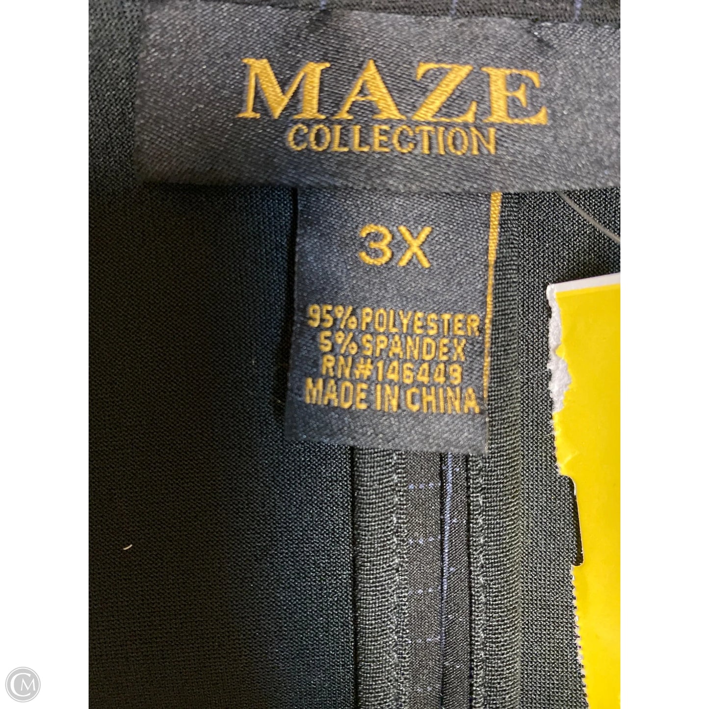 Blazer By Maze In Black, Size: 3x