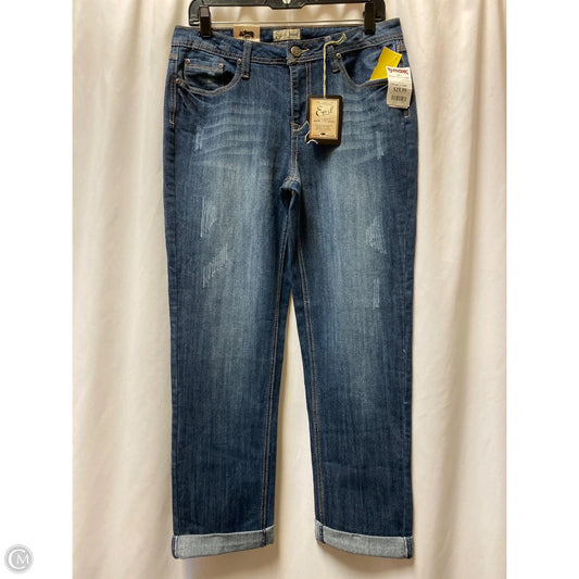 Jeans Cropped By Earl Jean In Blue Denim, Size: 10