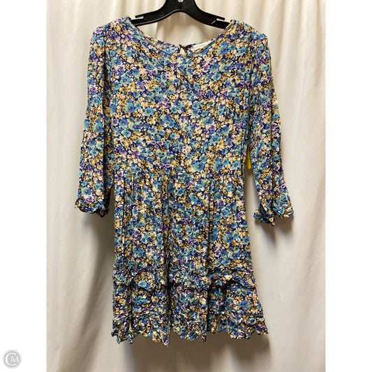 Dress Casual Midi By Lush In Blue, Size: M
