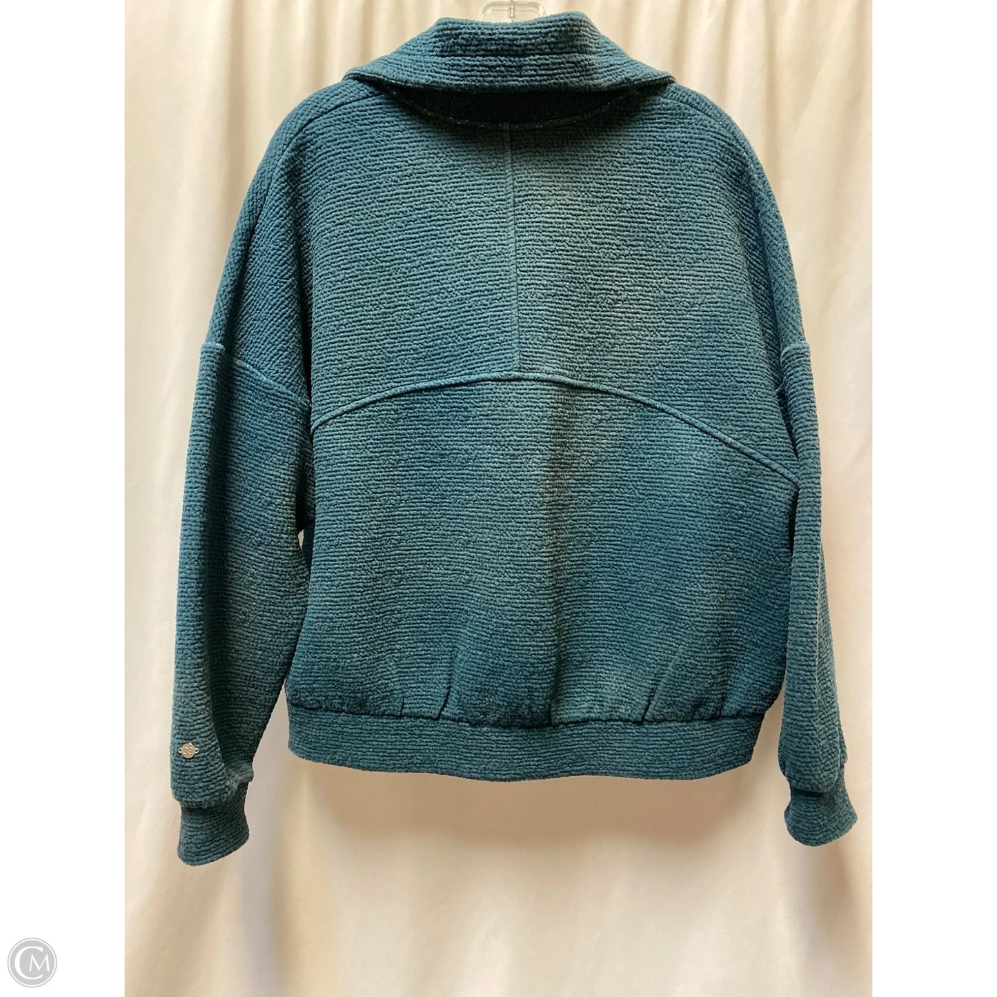 Athletic Sweatshirt Collar By Calia In Aqua, Size: Sp