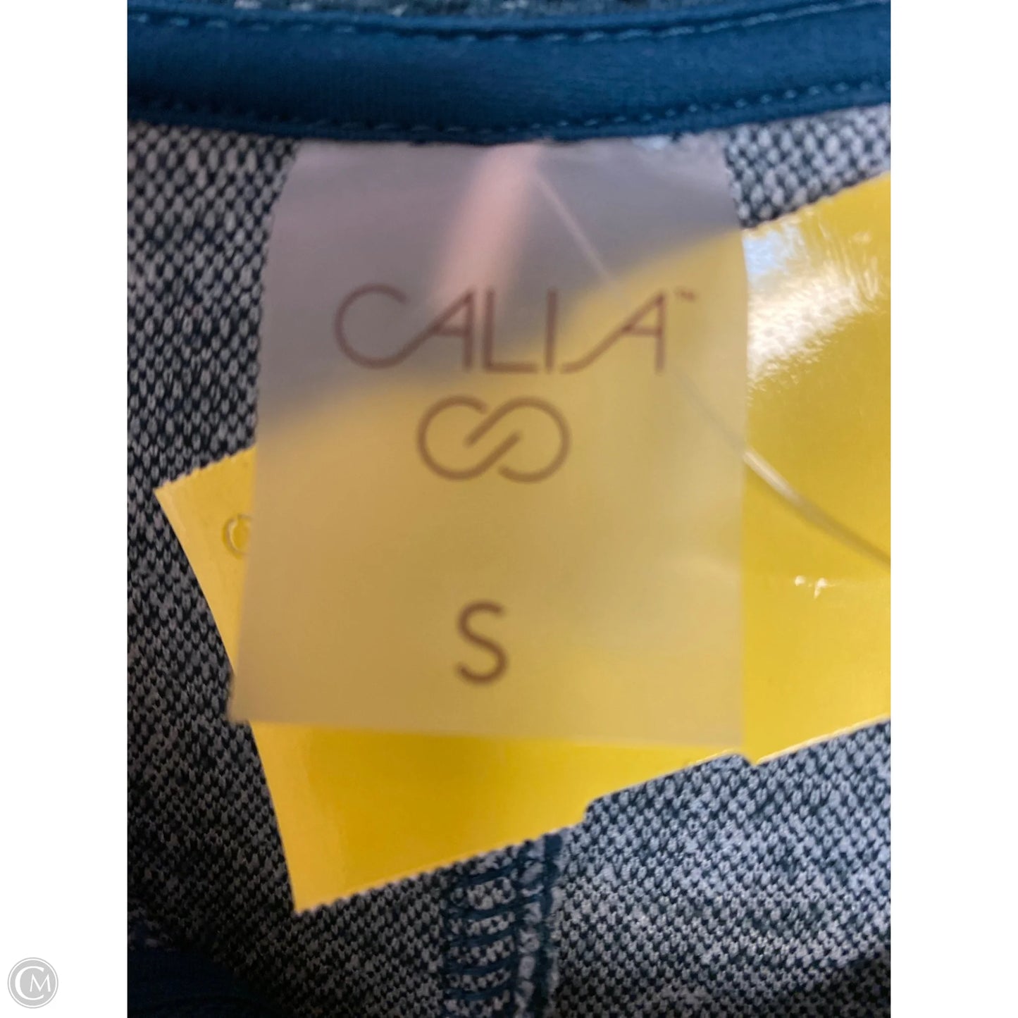 Athletic Sweatshirt Collar By Calia In Aqua, Size: Sp