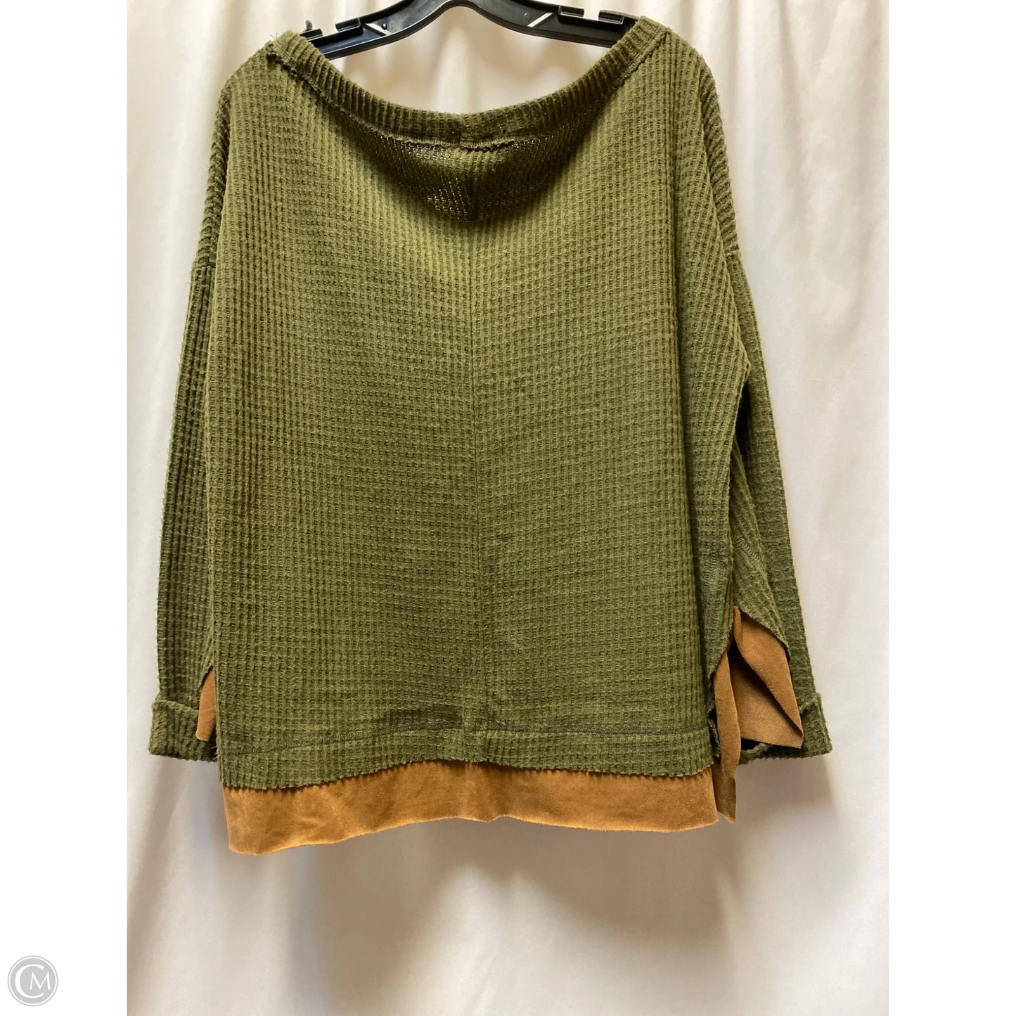 Top Long Sleeve By White Birch In Green, Size: S