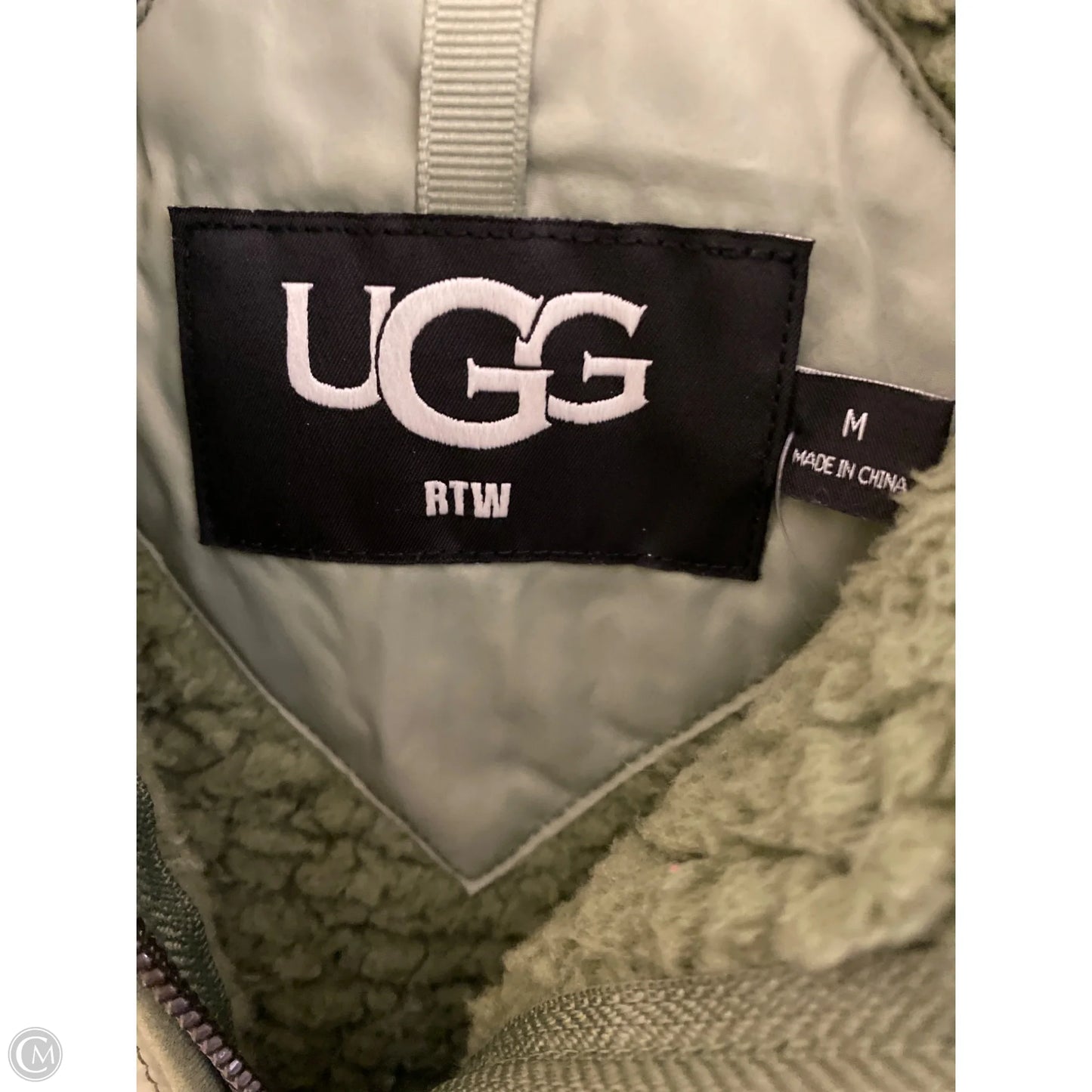 Jacket Designer By Ugg In Green, Size: M