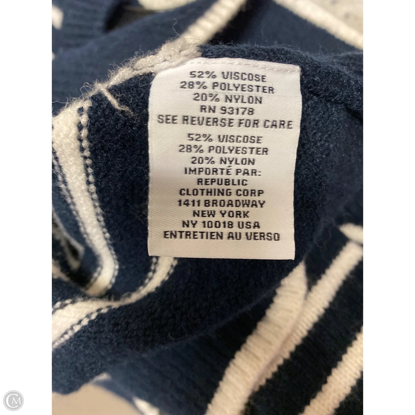 Sweater By Magaschoni In Blue, Size: L