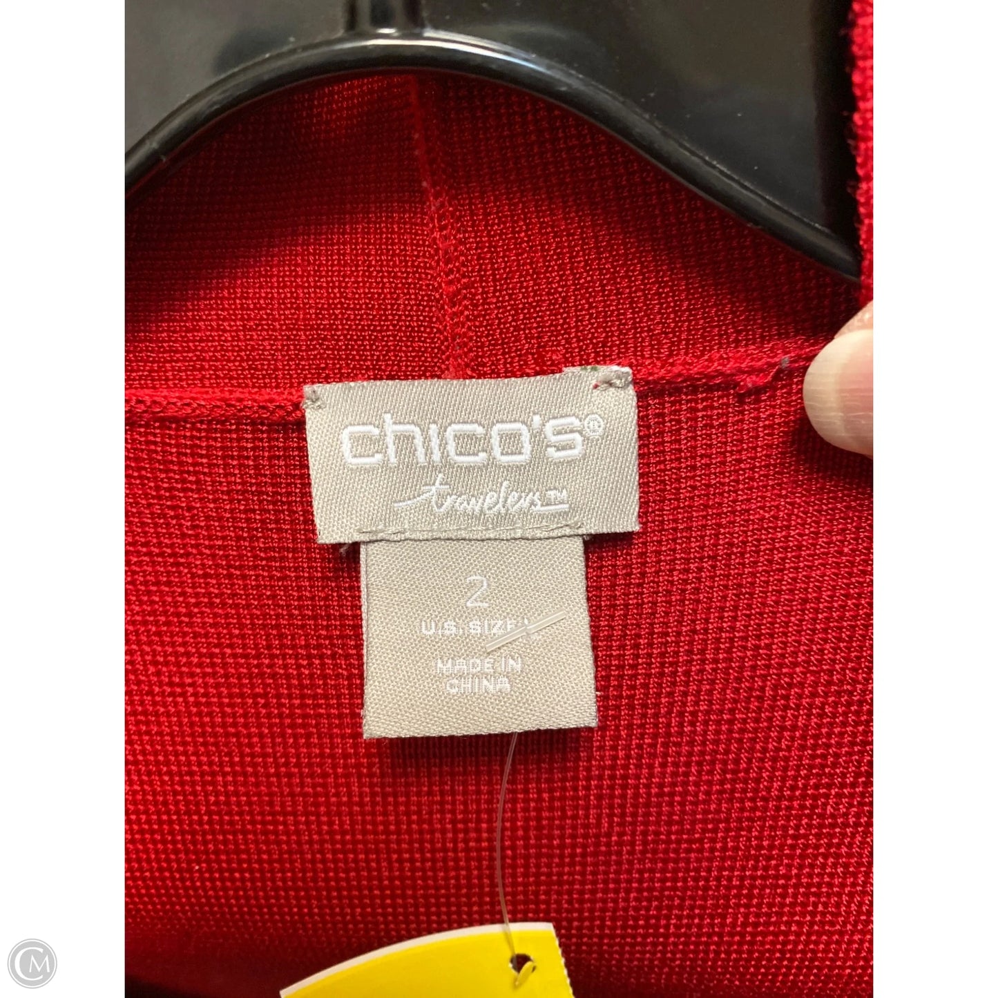 Cardigan By Chicos In Red, Size: L