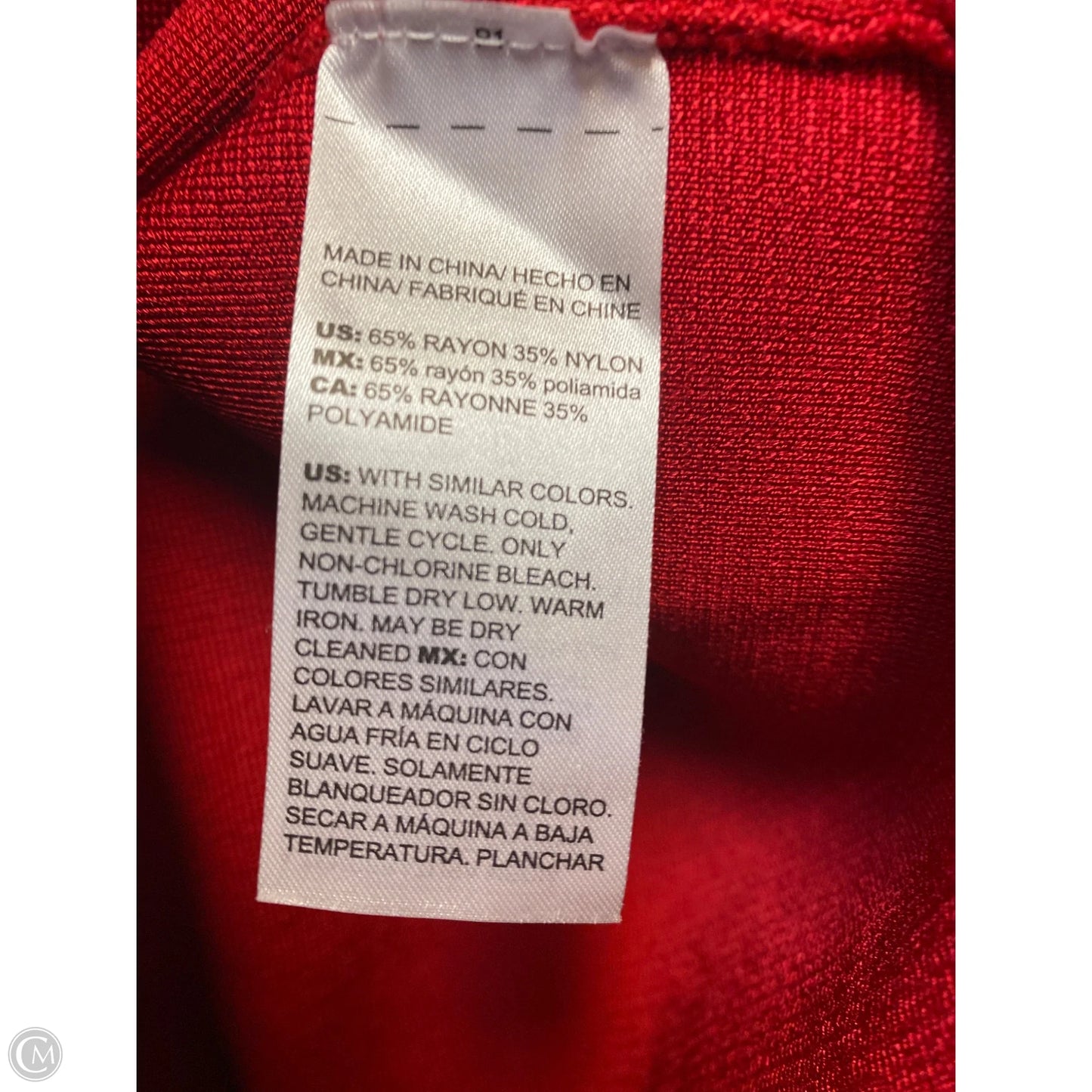 Cardigan By Chicos In Red, Size: L