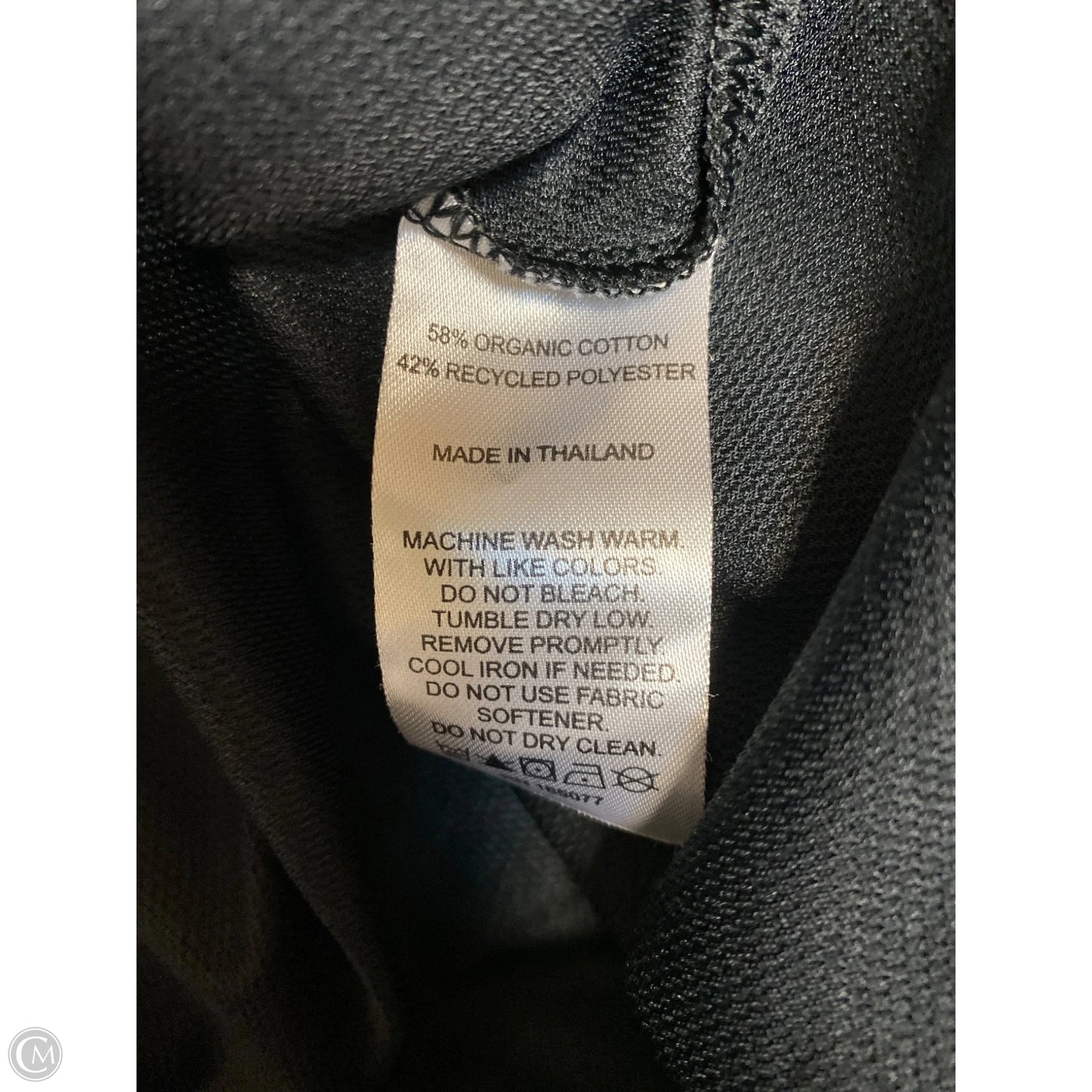 Athletic Top Long Sleeve Hoodie By Clothes Mentor In Black, Size: M