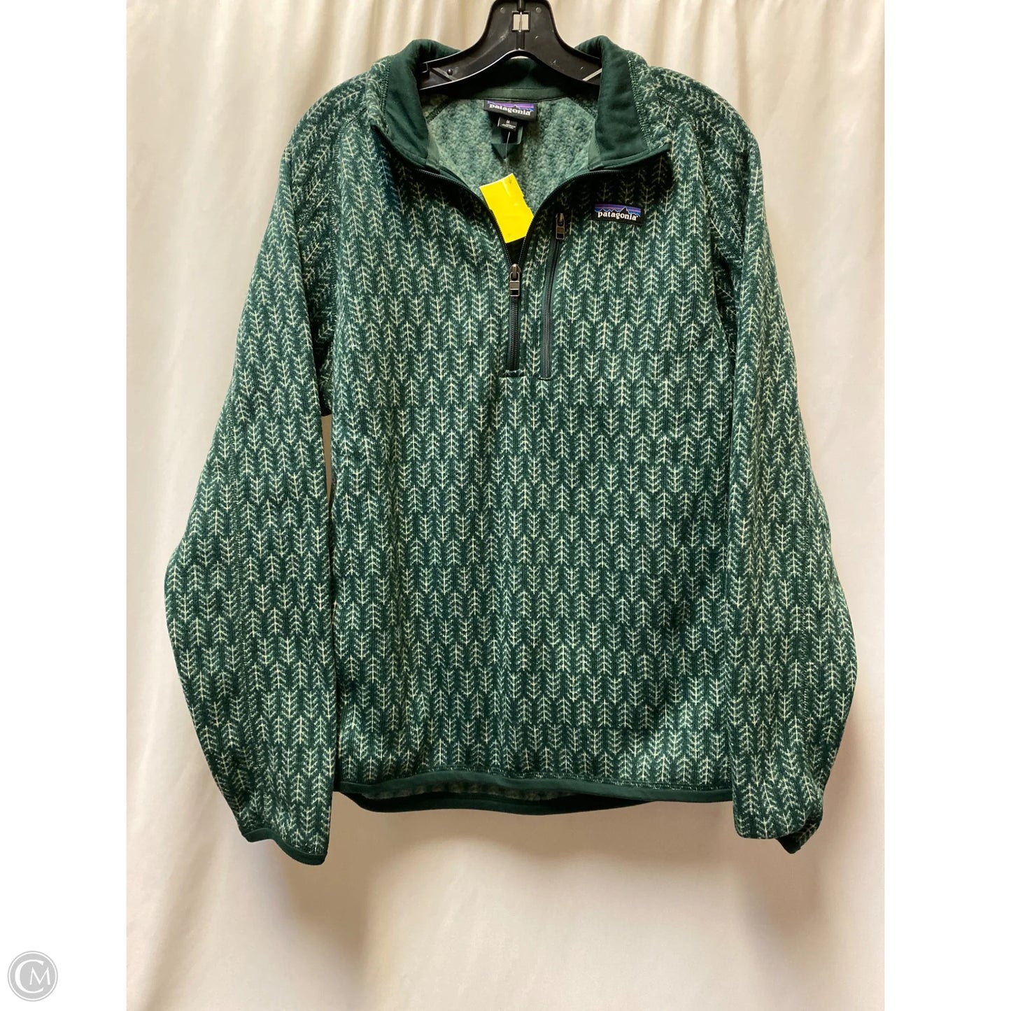 Jacket Shirt By Patagonia In Green, Size: M