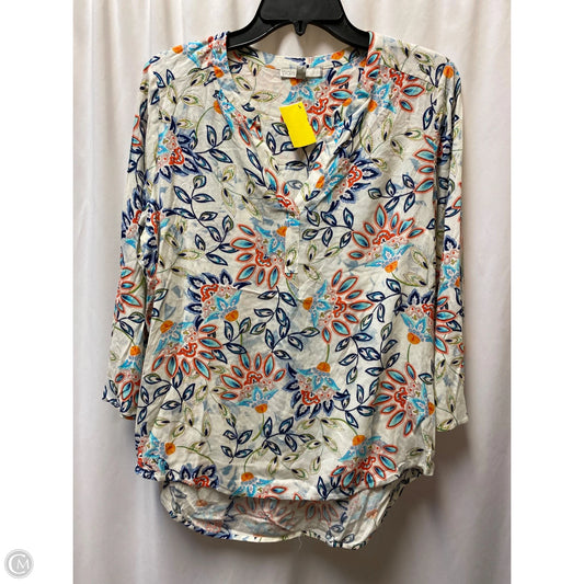 Top Long Sleeve By Clothes Mentor In Teal, Size: S