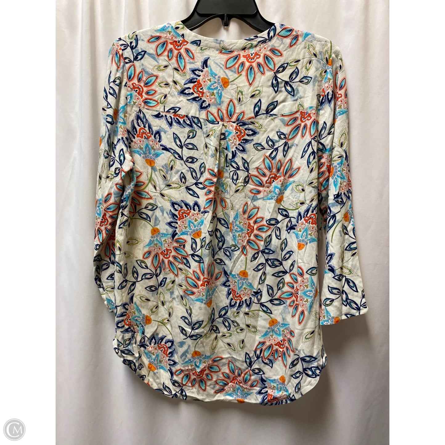 Top Long Sleeve By Clothes Mentor In Teal, Size: S