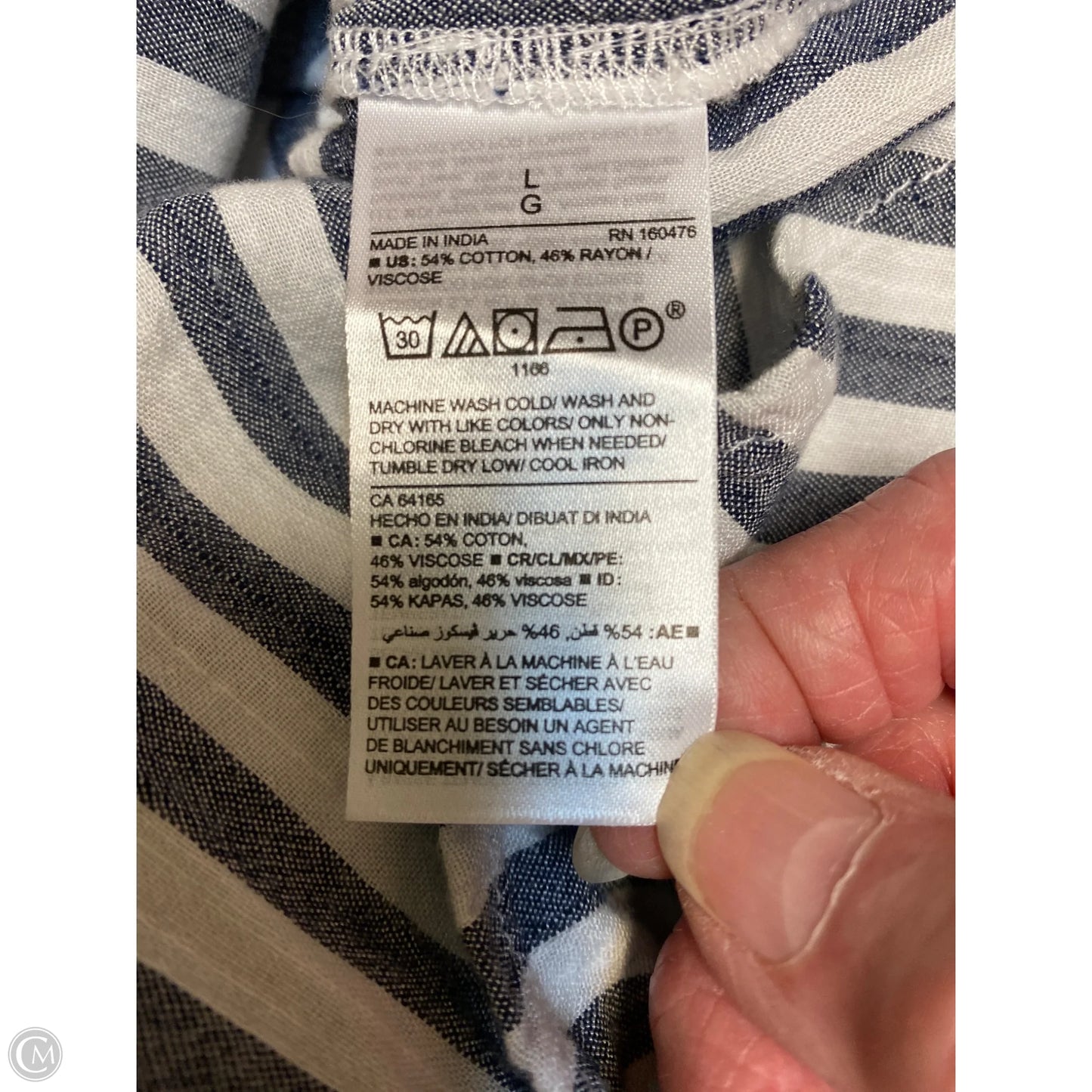 Top Long Sleeve By Old Navy In Grey, Size: L