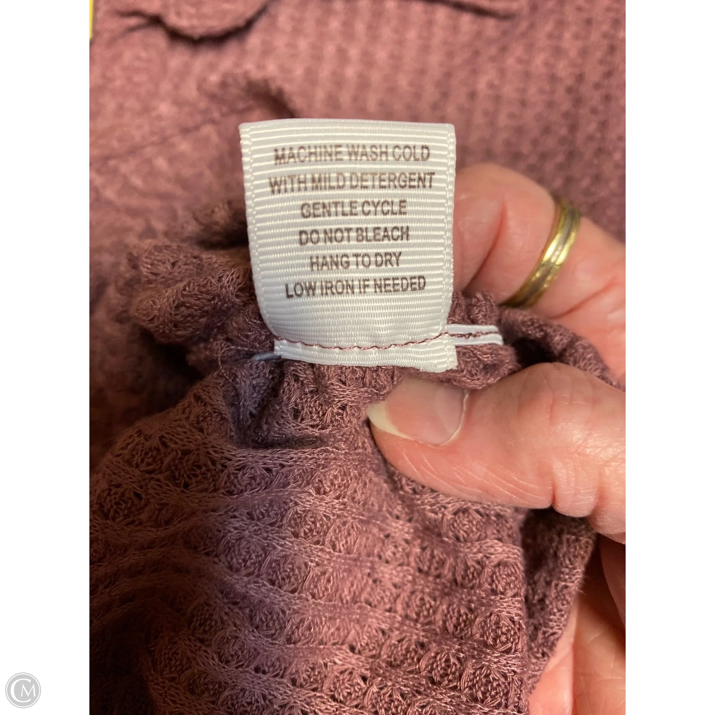 Top Long Sleeve By Eden & Olivia In Purple, Size: Xl