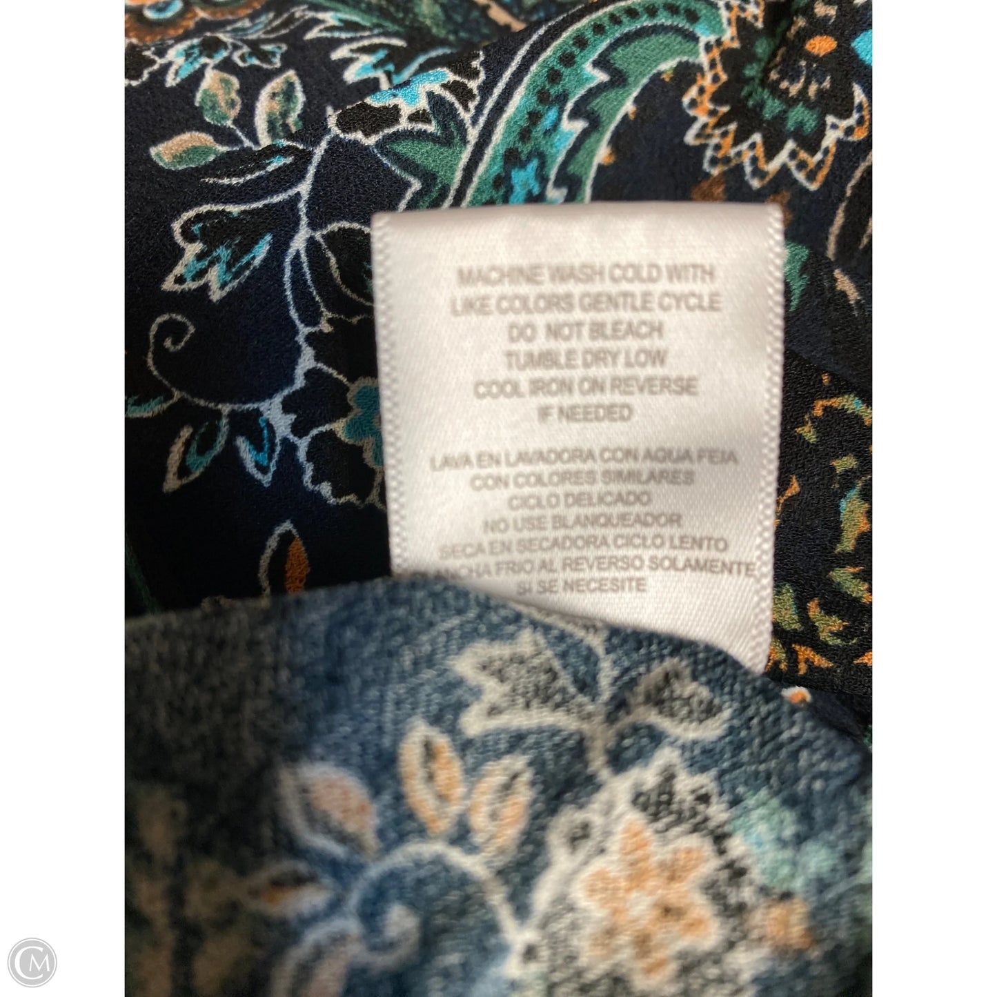 Top Long Sleeve By Clothes Mentor In Navy, Size: 3x