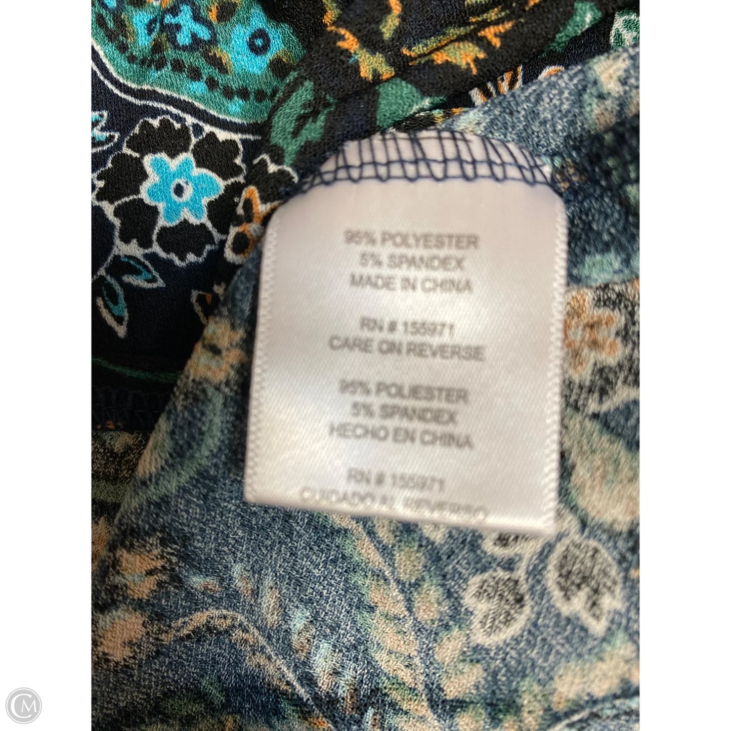 Top Long Sleeve By Clothes Mentor In Navy, Size: 3x