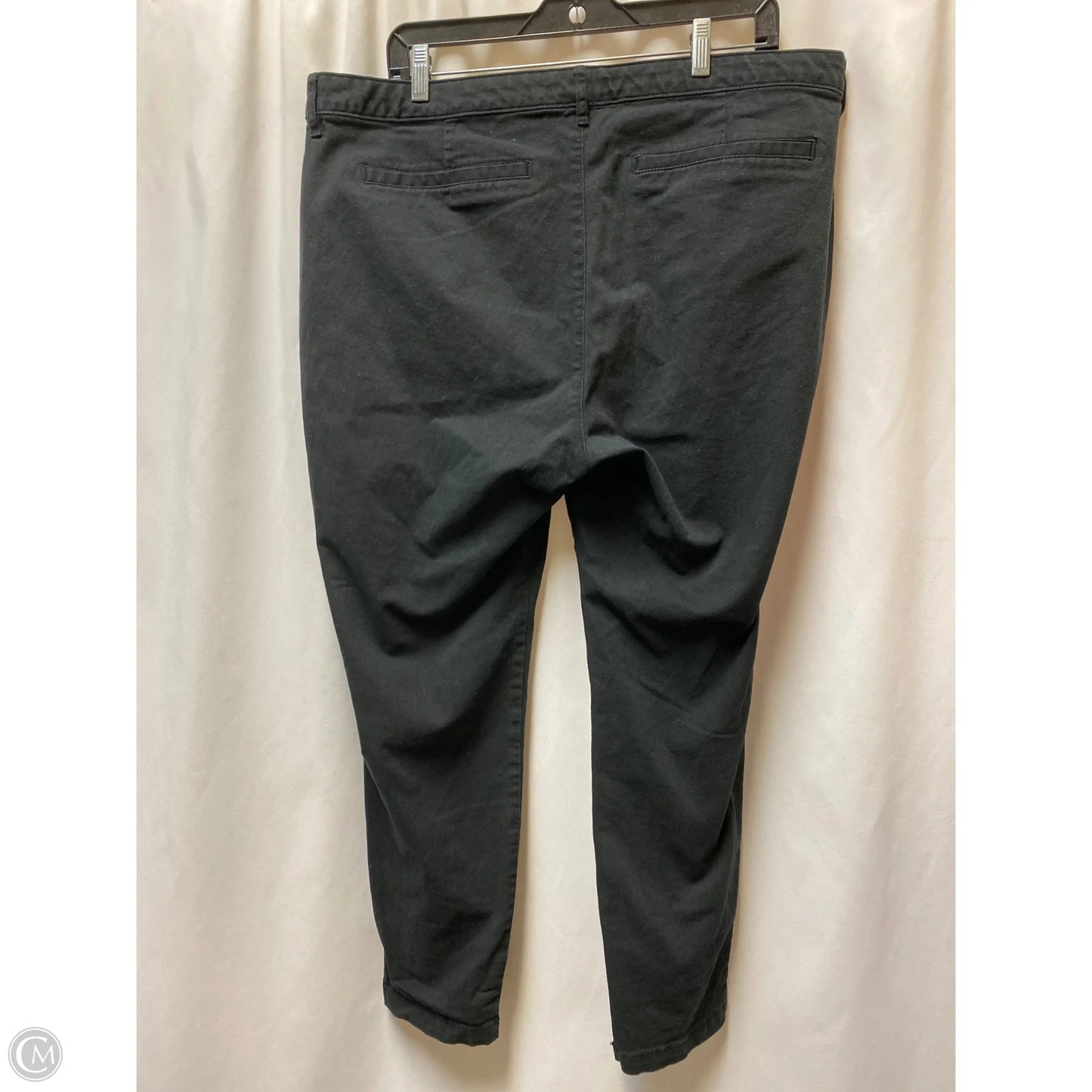 Jeans Skinny By Old Navy In Black Denim, Size: 18