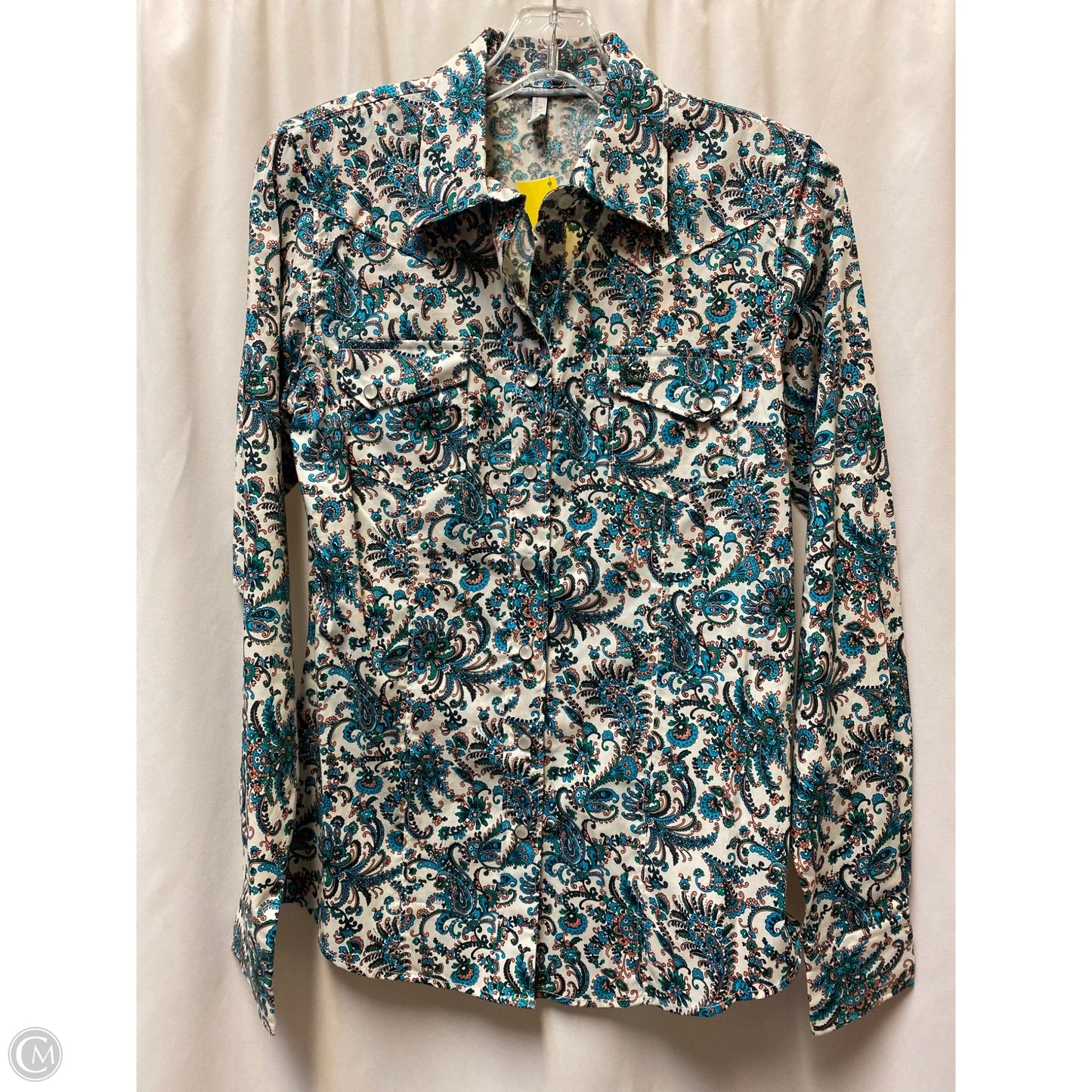 Top Long Sleeve By Clothes Mentor In Green, Size: S