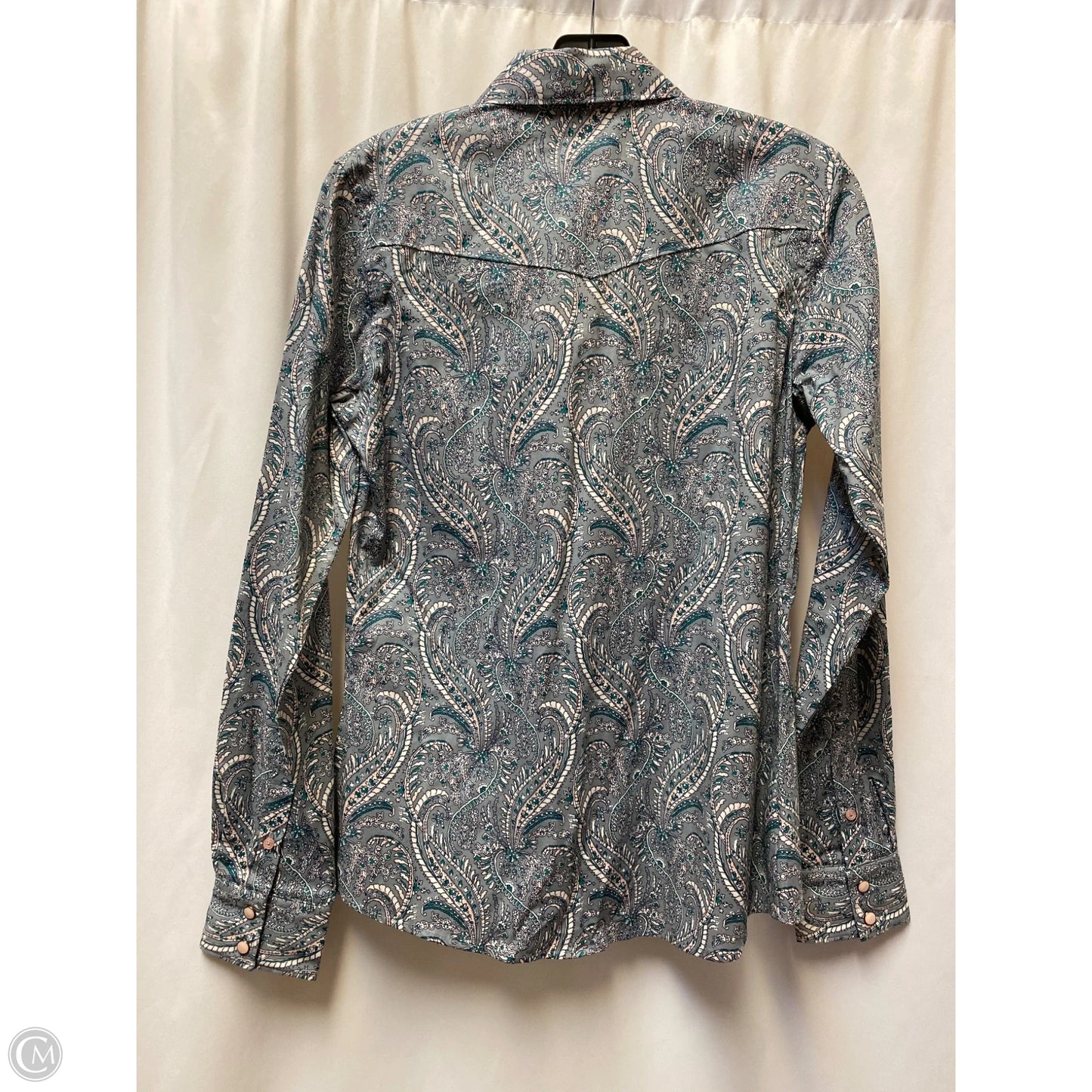 Top Long Sleeve By Clothes Mentor In Grey, Size: S