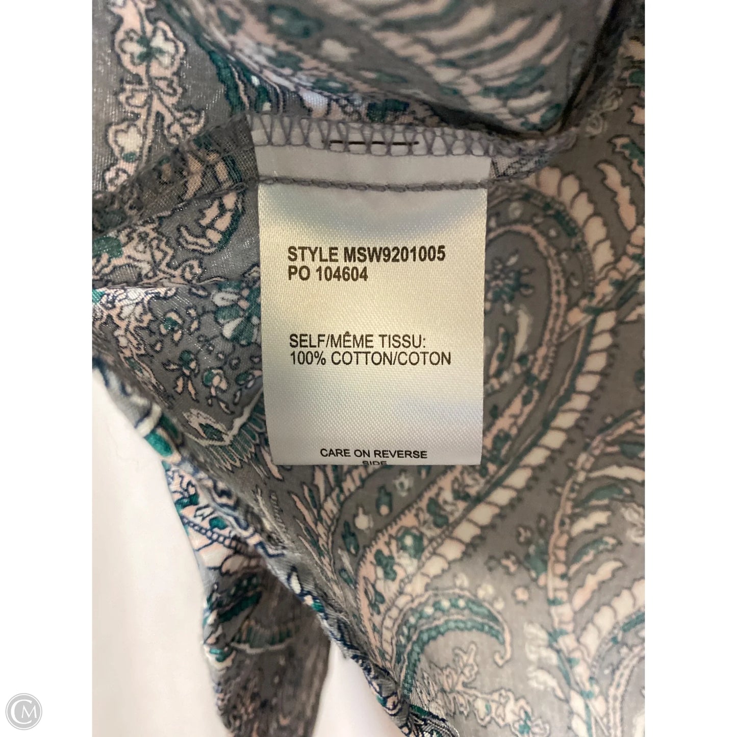 Top Long Sleeve By Clothes Mentor In Grey, Size: S