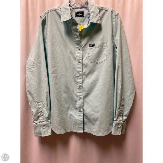 Top Long Sleeve By Clothes Mentor In Teal, Size: L