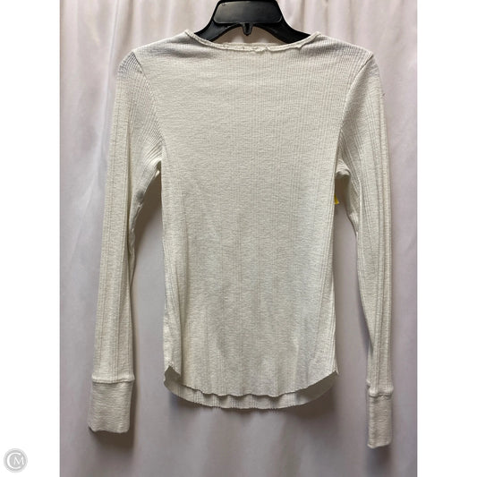 Top Long Sleeve By Aerie In White, Size: M