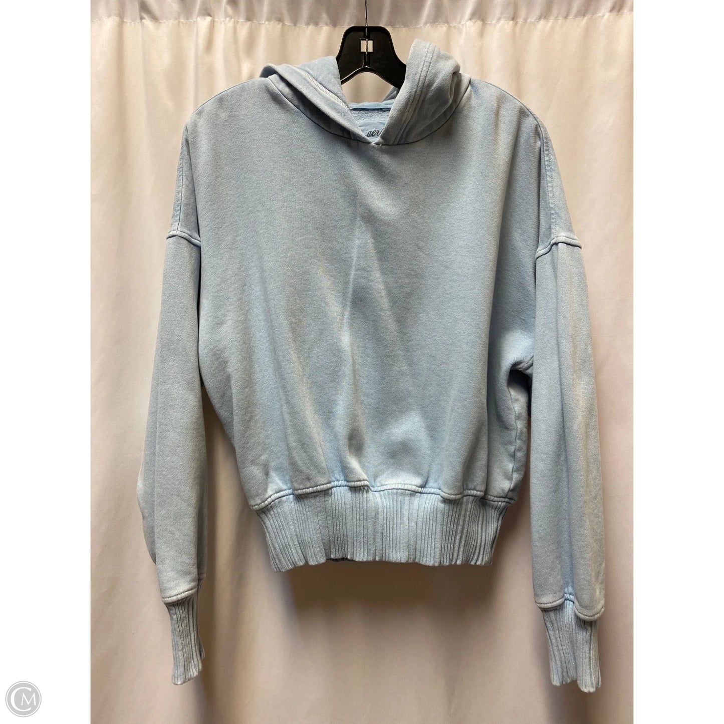 Athletic Sweatshirt Hoodie By Aerie In Blue, Size: M