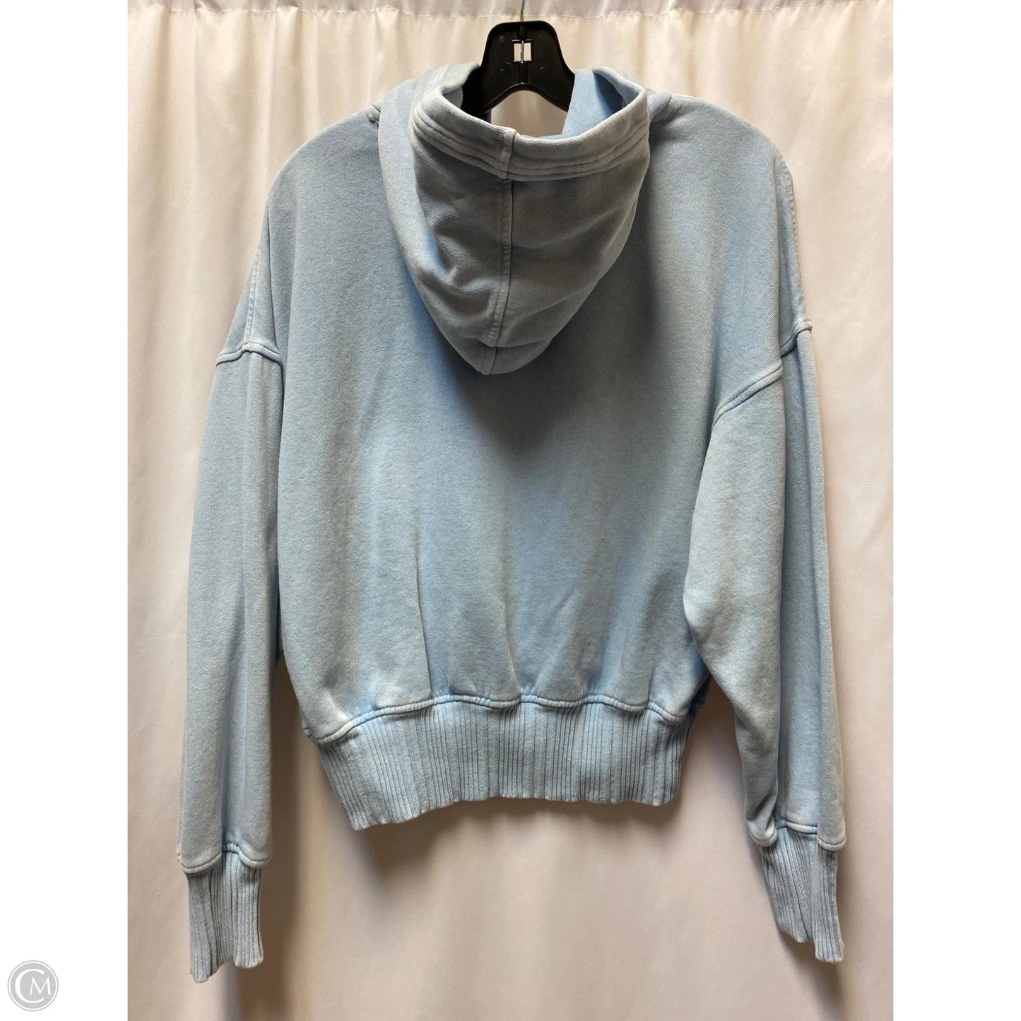 Athletic Sweatshirt Hoodie By Aerie In Blue, Size: M