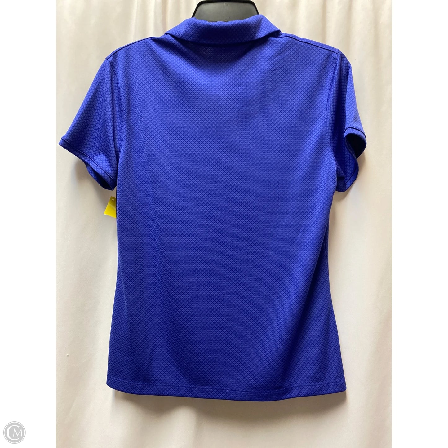 Athletic Top Short Sleeve By Nike In Purple, Size: M