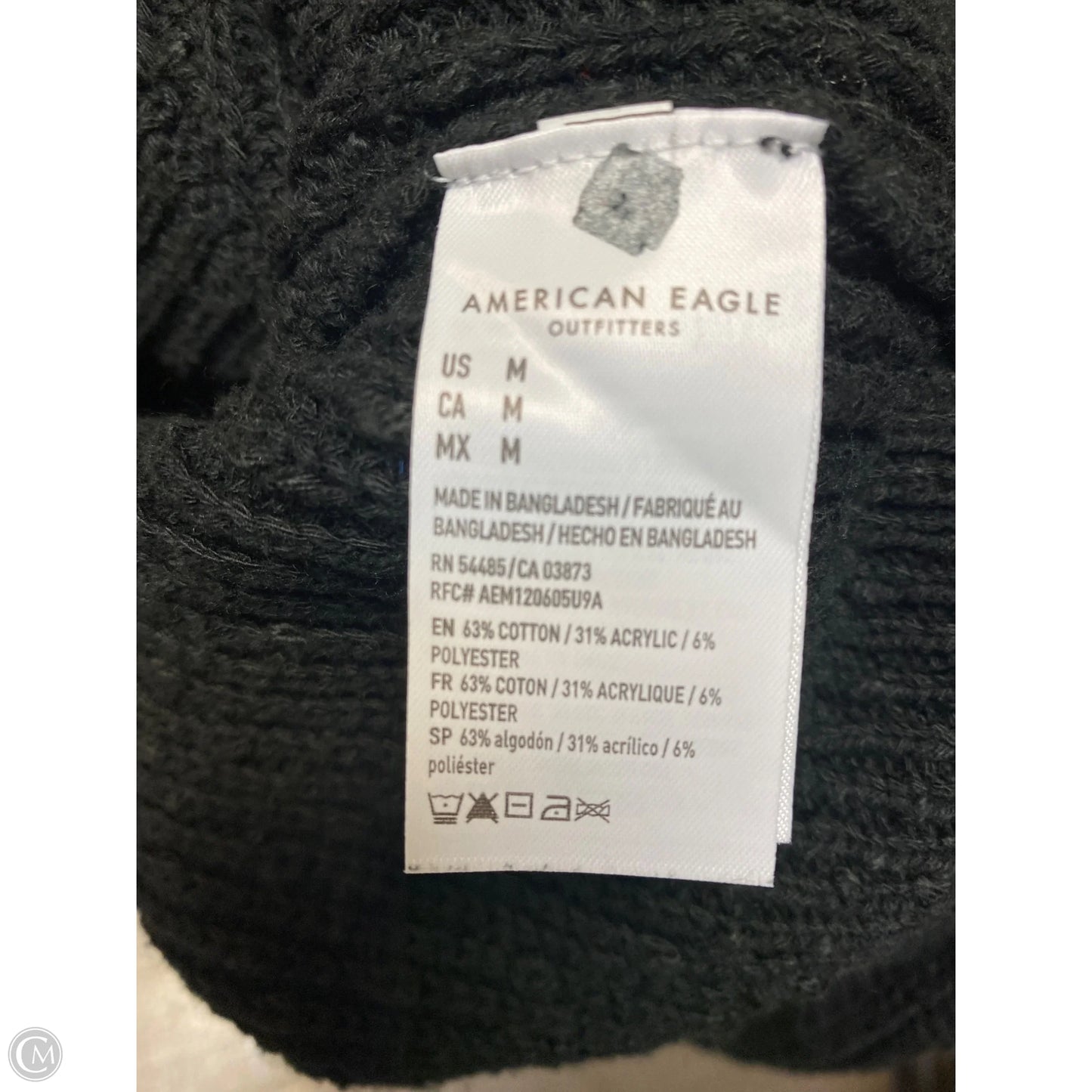 Cardigan By American Eagle In Black, Size: M