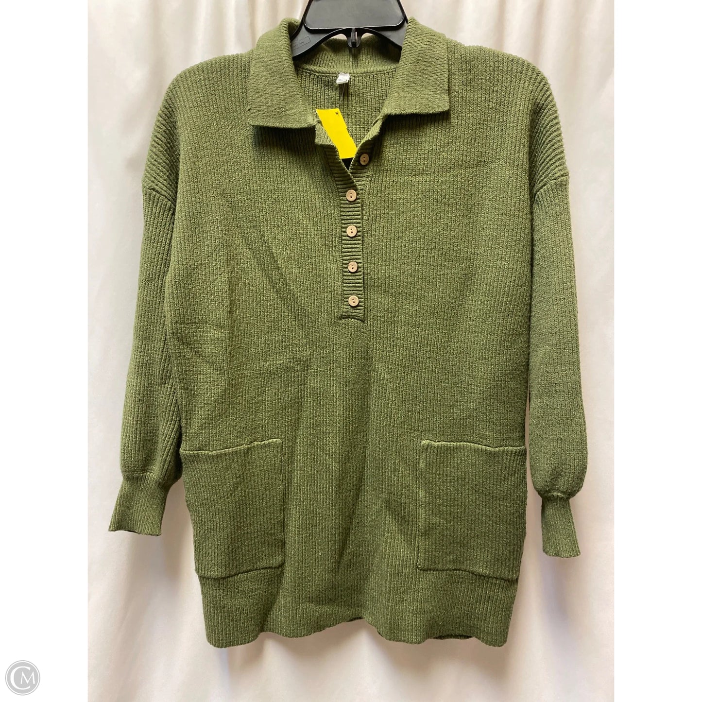 Sweater By Clothes Mentor In Green, Size: M